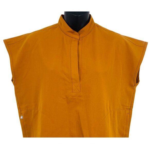 Figs Technical Collection W. Rafaela Scrub Top XS Extra Small Burnt Orange New - Picture 2 of 12